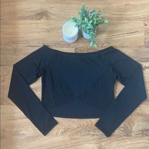 Buffbunny Black Cassandra Mesh Crop Top